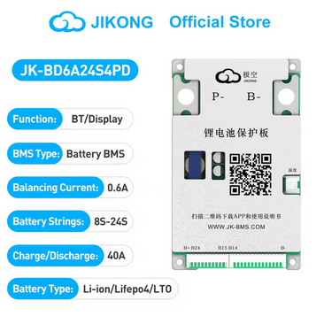 JIKONG Smart Jk  BMS with Active Balancer 8S-24S