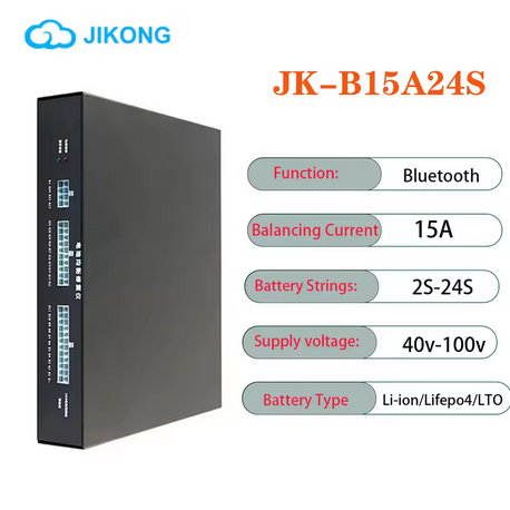 K BMS JK-B15A24S Smart Active Balancer - 15A High Current Balance for 2S~24S Lifepo4/Li-ion Batteries & 40V/60V/100V Supercapaci